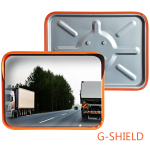 Уличное прямоугольное зеркало Steel Crafts G-SHIELD из нержавеющей стали