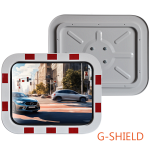 Наружное прямоугольное обзорное зеркало Steel Crafts G-SHIELD из нержавеющей стали